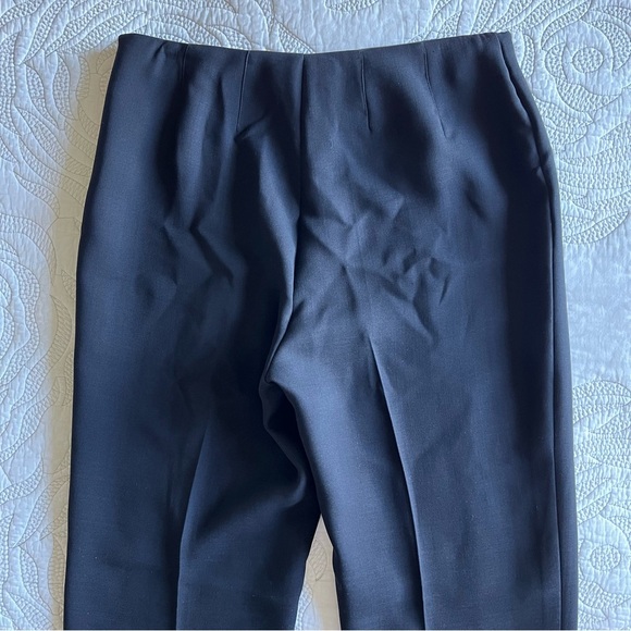 Akris - Straight Leg Pants in Wool - Navy - Picture 9 of 12
